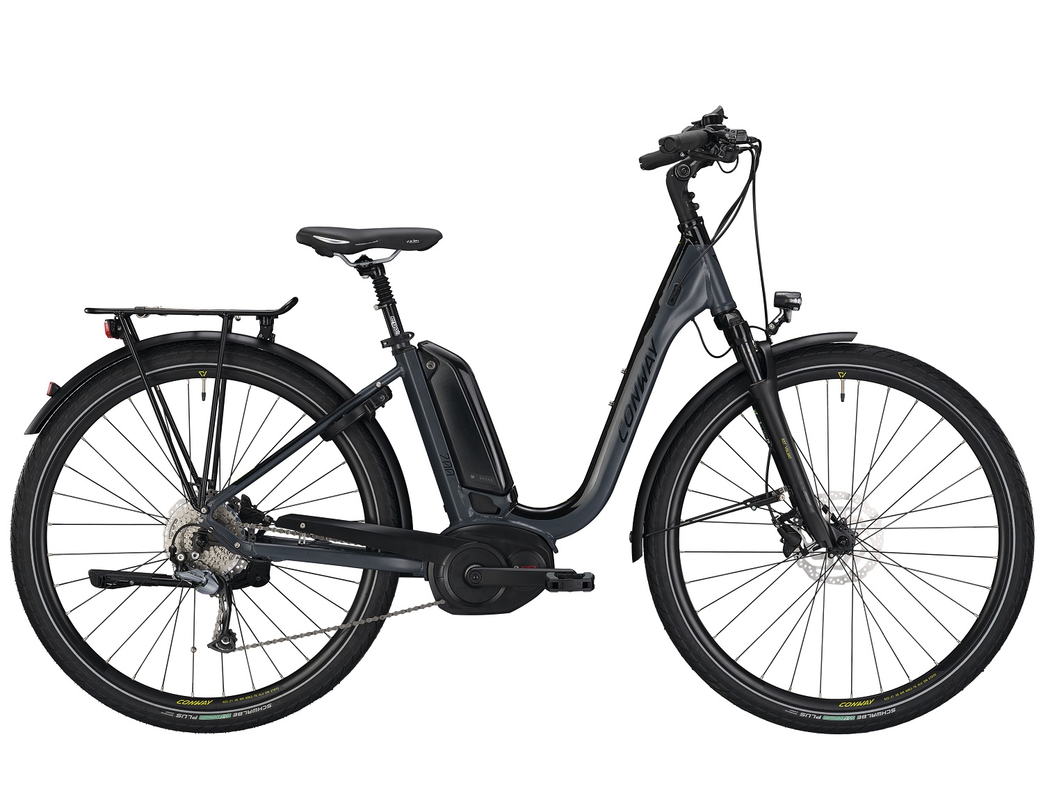 Conway eTS 200 SE EBike, Modell 2019 Grau matt Lime