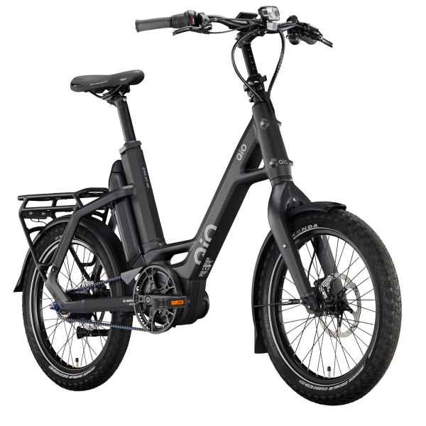 Qio Eins AP-8R LL E-Bike 2024, Night Black Matt